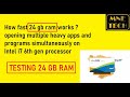 Testing 24 GB Ram how fast 24 gb ram works opening multiple heavy apps and programs simultaneously