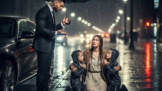 After Ten Years Of A Onenight Stand The Mafia Boss Saw The Waitress With Twins Begging In The Rain