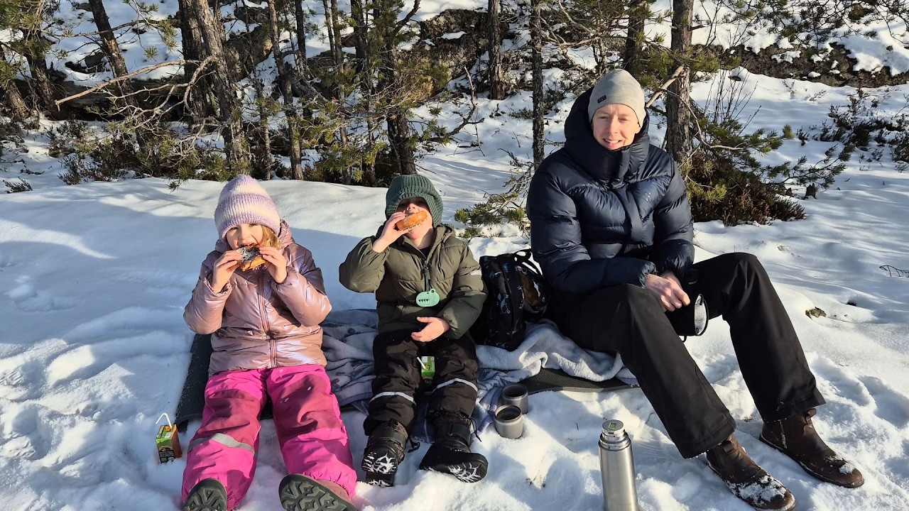 Vilton och Freja har en liten utflykt