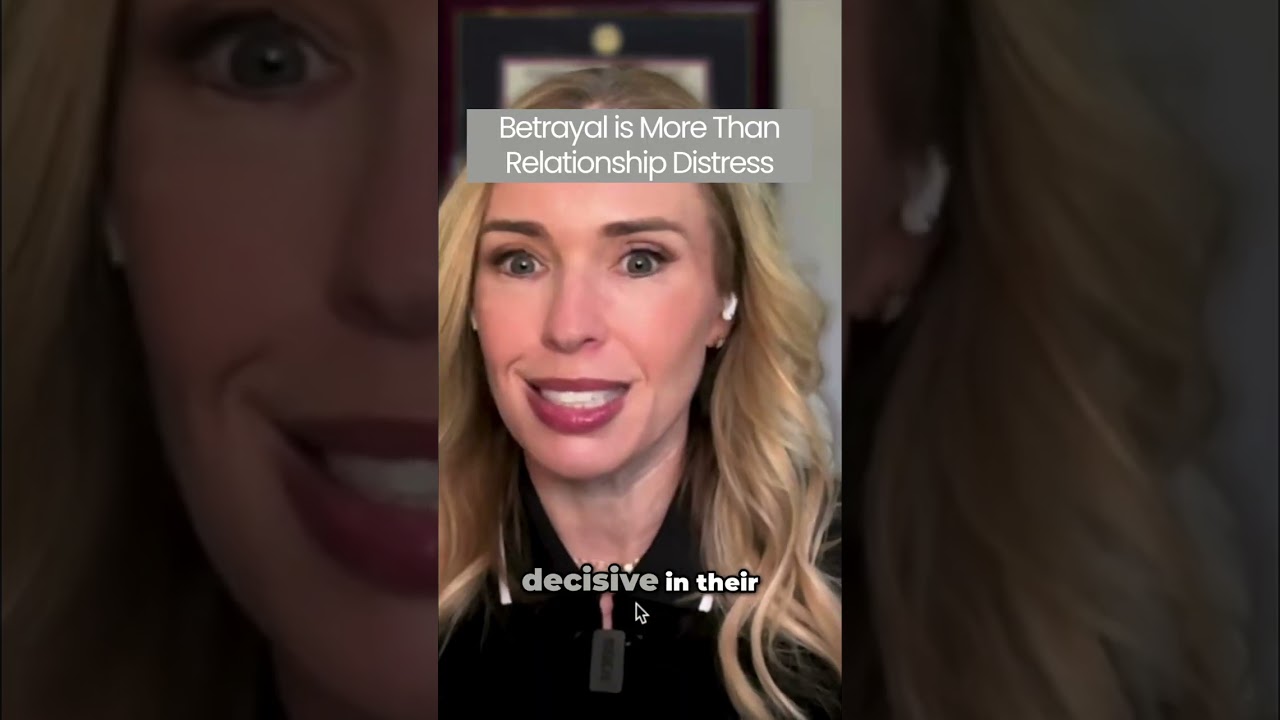 Betrayal is More Than Relationship Distress