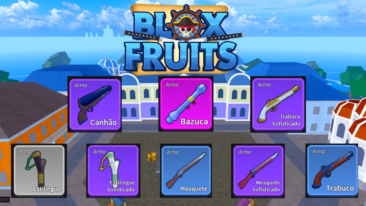 COMO PEGAR TODAS AS ARMAS DO SEA 2 E SEA 3 NO BLOX FRUITS 