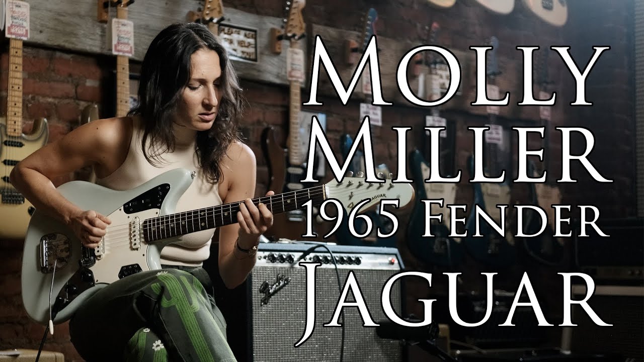 1964/65 Fender Jaguar in Original Sonic Blue w/ Molly Miller