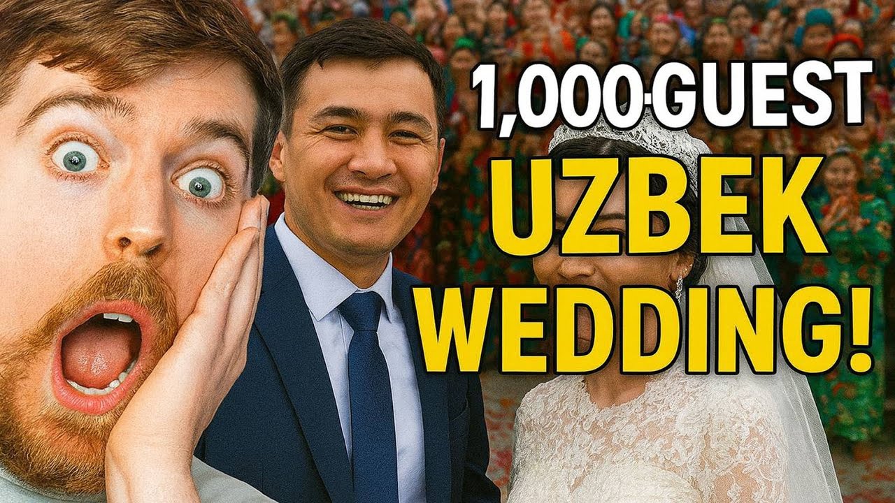 mrbeast Inside an Uzbek Wedding with 1,000 Guests!
