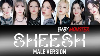 SHEESH - BABYMONSTER ( Male Version ) Lyrics Rom Translate