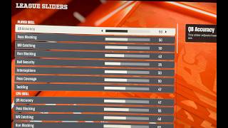 7-23-26 update Explaining all sliders & Settings for College football 27 Using Canes mod ver. 0.75