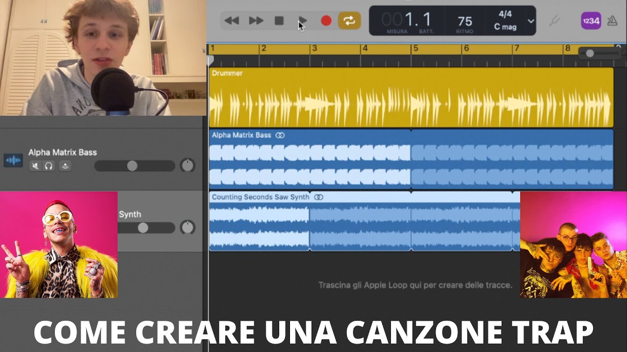COME CREARE UNA CANZONE TRAP... NON SAPENDO FARE NULLA!!! - YouTube