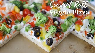 Crescent Roll Veggie Pizza