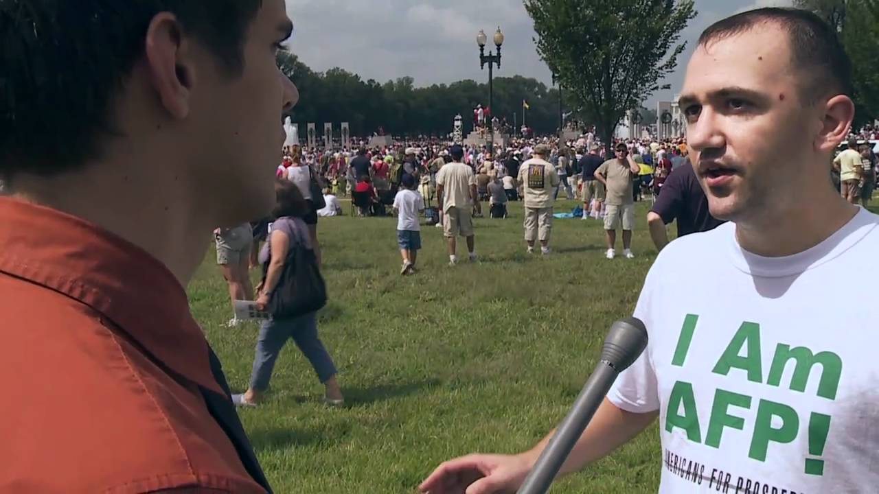 Glenn Beck's "Restoring Honor" Rally - Interview B-Roll