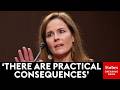 Amy Coney Barrett Asks Lawyer To Address Risks And Consequences Of Deferred Parole For Green Cards