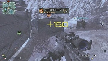 mw3 amazing throwing knife kill across the map