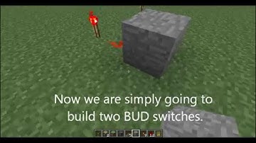 Completely Undetectable Trap with Wooden Doors and BUD Switch MInecraft