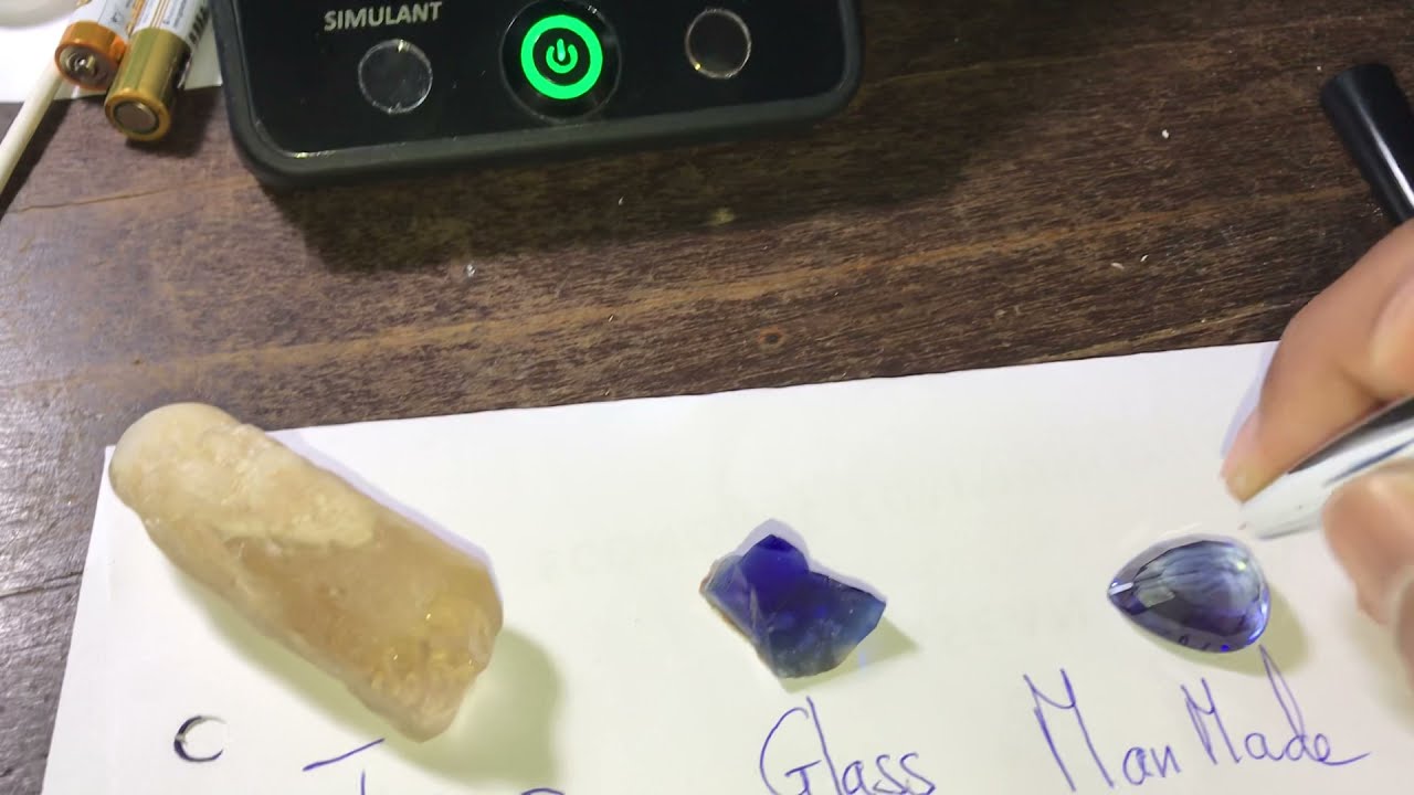 What Smartpro Gem-Eye 1 Show for Man Made , It’s Said Sapphire,we notice!!