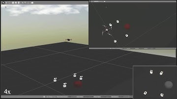 Multi-task cooperative control in a heterogeneous ground-air robot group