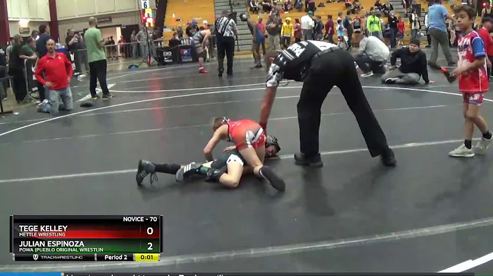 Novice 70 Tege Kelley Mettle Wrestling Vs Julian E...
