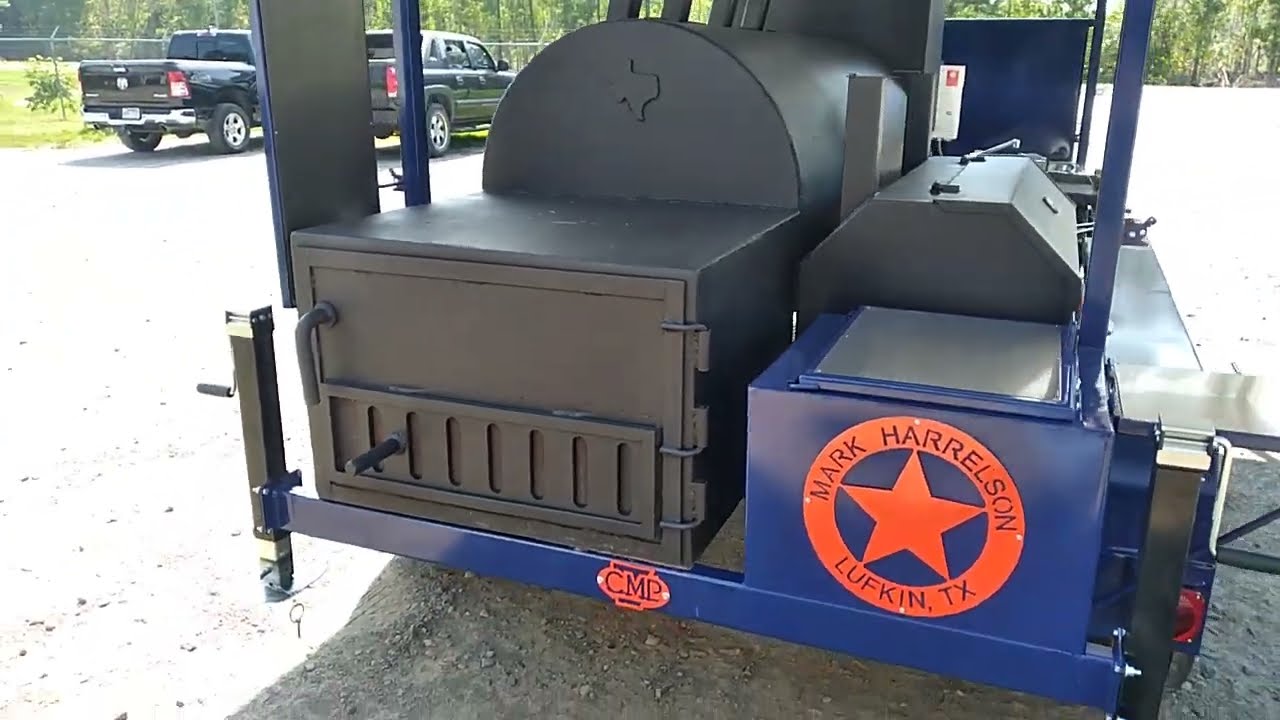 Custom built cook trailer for Mark Harrelson.