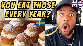 Brit Reacts to The Swedish Semla day - Fettisdagen