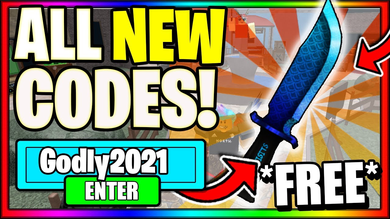 All New Murder Mystery 2 Codes 2021 Roblox Youtube - roblox murder mystery 2 new codes 2021