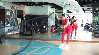 Battle Rope Alternating Waves (Advanced)
