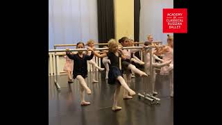 Ballet lesson for children beginners level - 5. Adagio