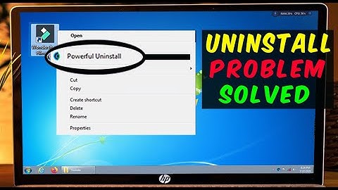 How To Force Uninstall Programs That Won