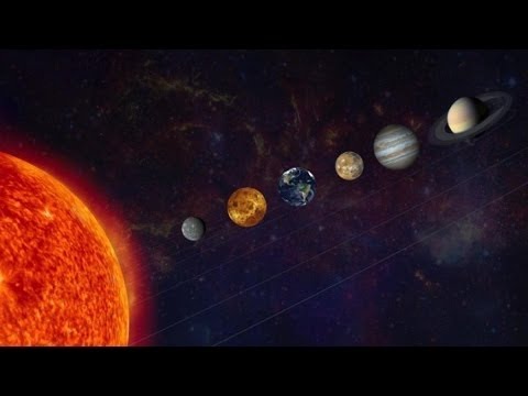 Planeten des Sonnensystems - der Blick aus dem Weltraum.