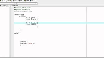 C++ Dersleri 21 -- C++ Class Sınıf Tanımlama,Yapısı,Anlatımı,Örnekleri part 2