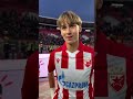 Андреј Сибиновић након дебија за Звезду.🔴⚪️