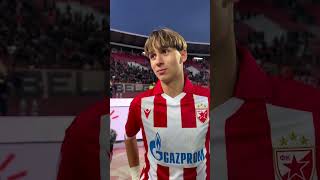 Андреј Сибиновић након дебија за Звезду.🔴⚪️