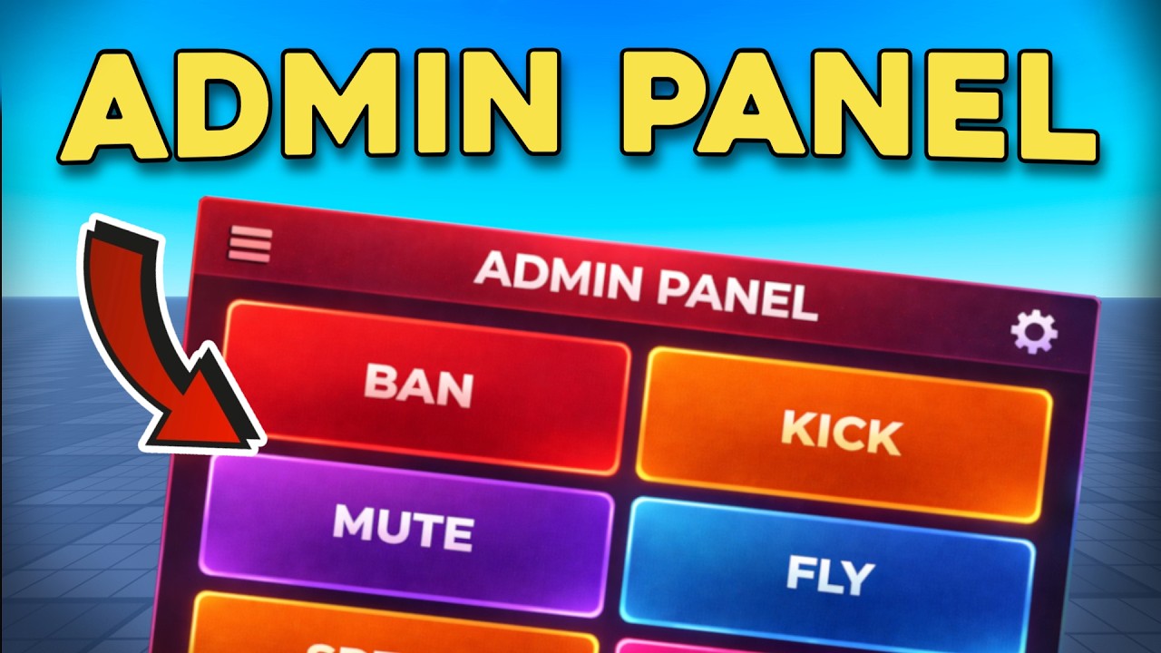 How To Make Admin Panel | Roblox Studio (2026!)