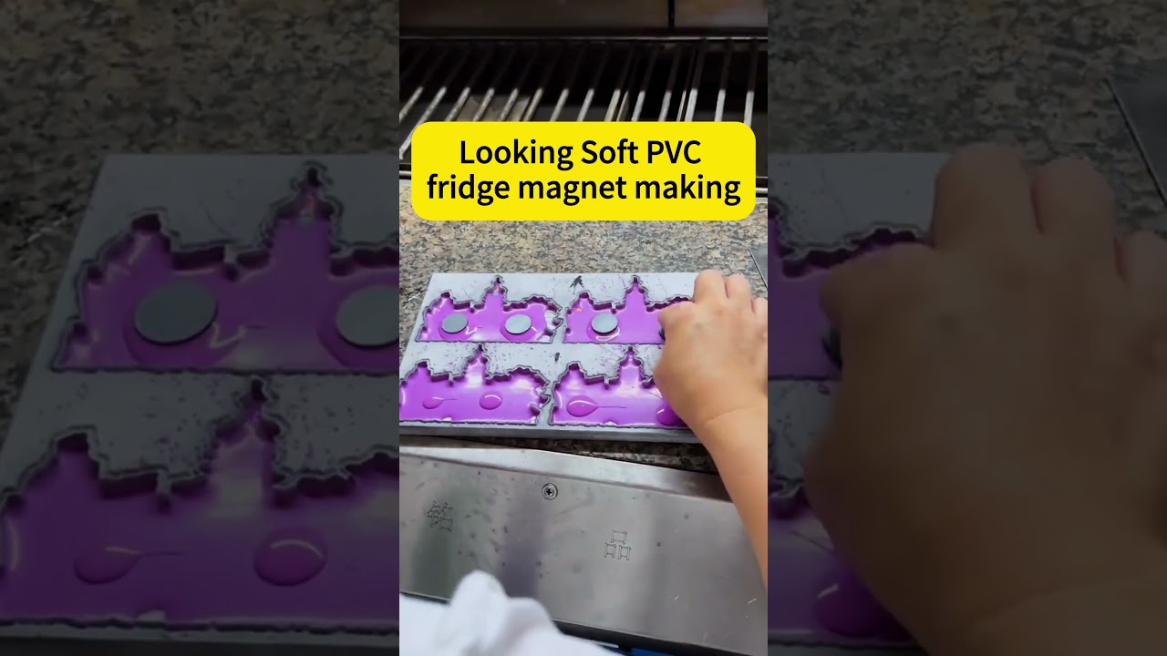 PVC Soft Rubber Fridge Magnet Making – Step-by-Step Factory Demo