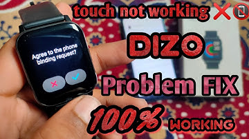 Dizo watch 2 Sports 📵 How to Fix touch not working problem ❌ Connect with Dizo App‼️📵 💯% problem fix