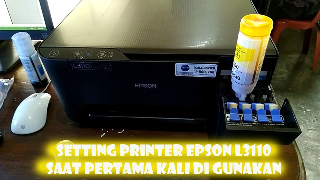 Cara Setting Printer Epson L3110 Pertama Kali di Gunakan Tidak Seperti Printer Lain YouTube