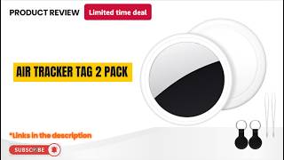 HomLxcIar Air Tracker Tag 2 Pack Review | Apple Find My Bluetooth Item Tracker (MFi Certified)