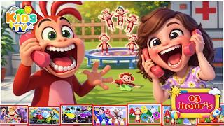 Monkey Says ‘Stop!’… Doctor Says ‘No More Hop! | Kids Rhyme Collection | Gili Gili Choo Kids TV