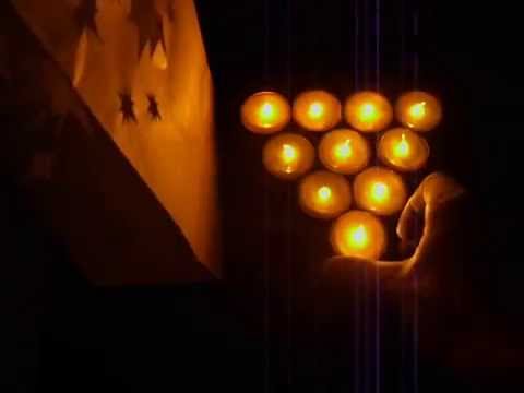 10 LED flickering candles