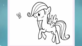 Magical Unicorn Coloring l Drawing Coloring Pages by Filmi Doll screenshot 5