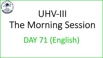 D71 UHV III Batch 7 Higher Activities of Self 2023 06 08 English