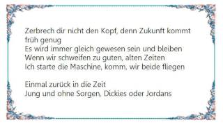 Celo  Abdi - Zurück in die Zeit Lyrics