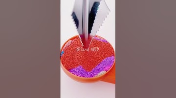 Very Satisfying and Relaxing, Kinetic Sand ASMR, Drop and squish #103