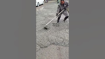 Concrete Curing Pavement - Manual Sorting Process
