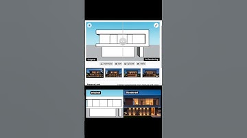 Fast SketchUp AI Render | Modern House in Minutes!