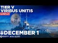 World of Warships Blitz Tier 5 Viribus Unitis Gameplay 