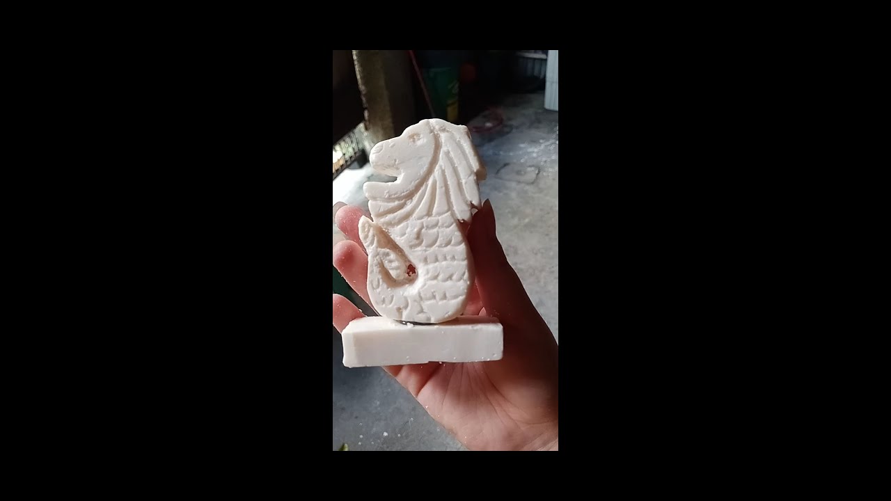 Merlion Making-Made of Perla Soap - YouTube