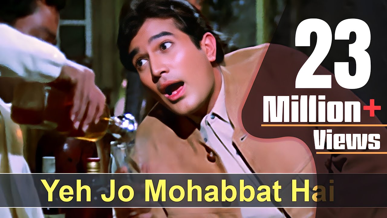     4K Video Song   Yeh Jo Mohabbat Hai   Kati Patang Song        