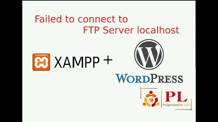 Failed to connect to FTP Server localhost