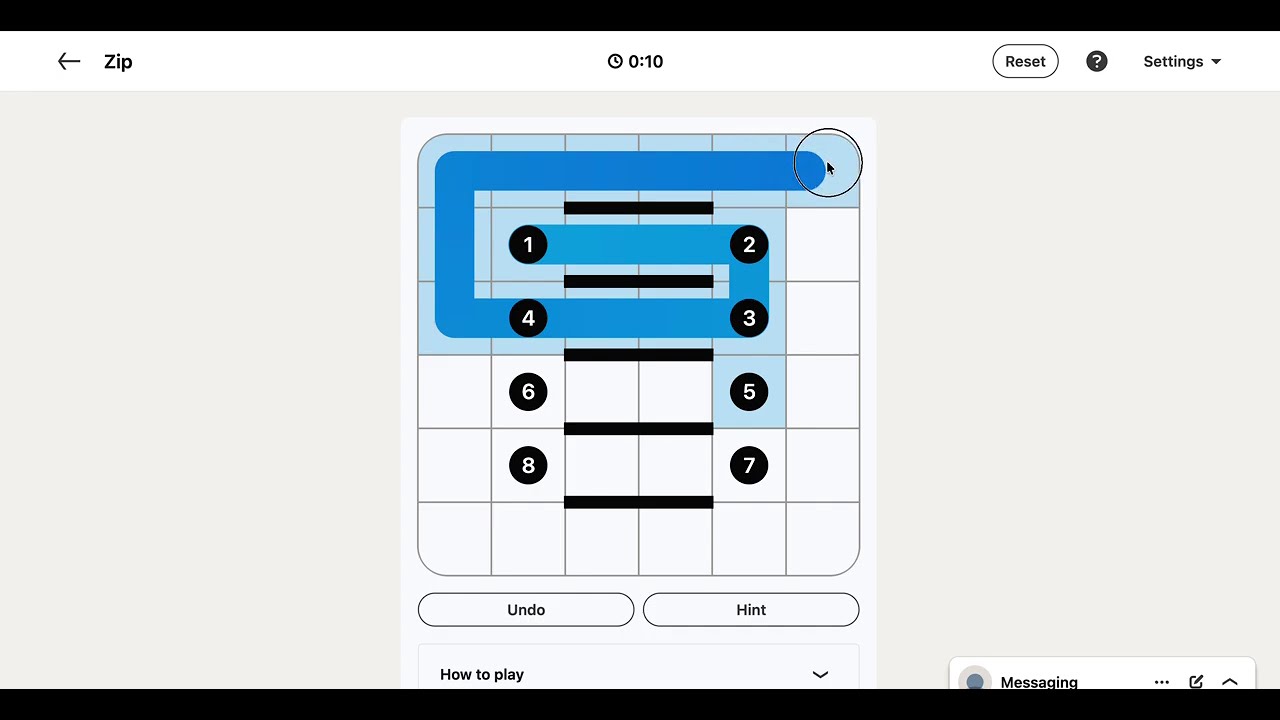 LinkedIn Zip Answer Today | 30 September 2026 - Puzzle #562