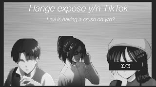 Levi imagine| Hange expose y/n TikTok | Levi x y/n| fake sub | levi is  having a crush on y/n? - YouTube
