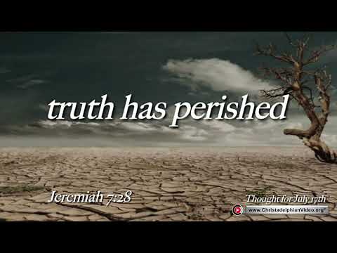 Thought for July