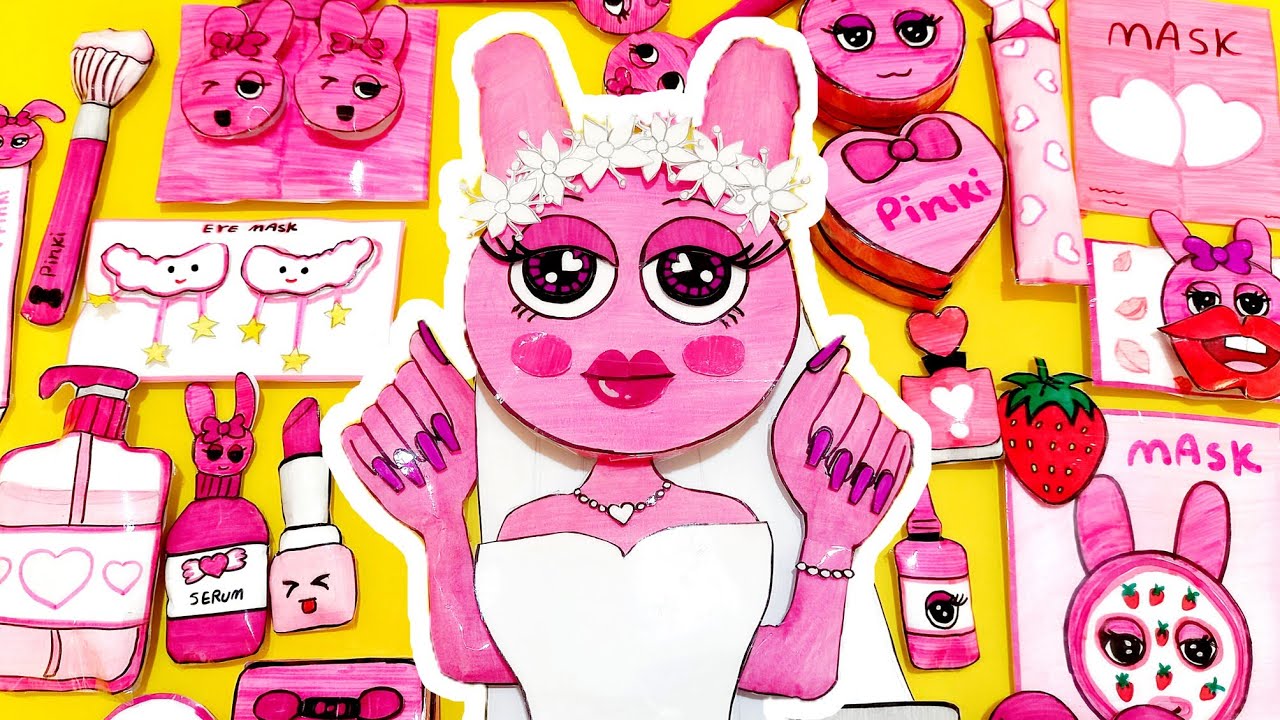 Sprunki Makeup Tutorial SPRUNKI : Pinki BlindBag +skincare & Makeup & Nails Diy!|Bridal style💍👰 ...