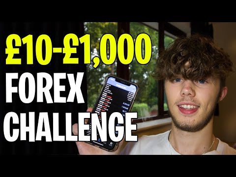 Turning £10-£1,000 FOREX CHALLENGE Ep.8 Trading GOLD!!